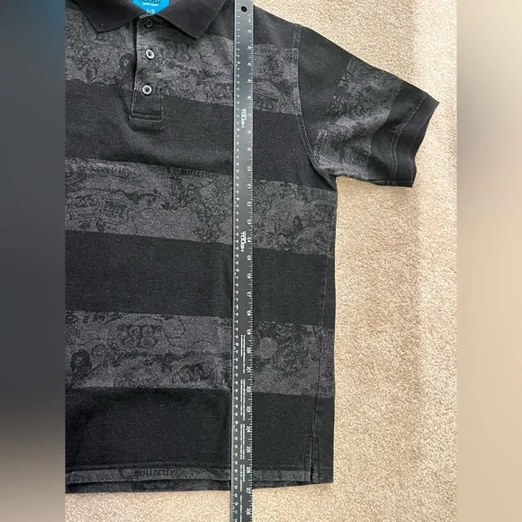 NWOT Wckd polo black/grey Lg - Picture 9 of 11